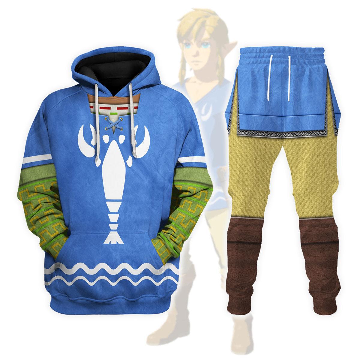 Hero's Clothes - Wind Waker Attire New Unisex Hoodie Sweatshirt T-shirt Sweatpants Cosplay - Gearhomie.com