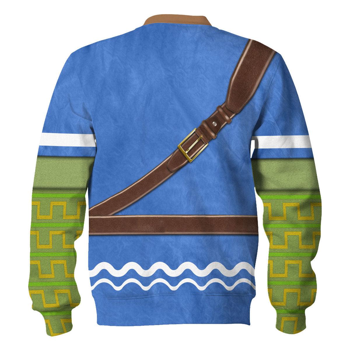 Hero's Clothes - Wind Waker Attire Unisex Hoodie Sweatshirt T-shirt Sweatpants Cosplay - Gearhomie.com