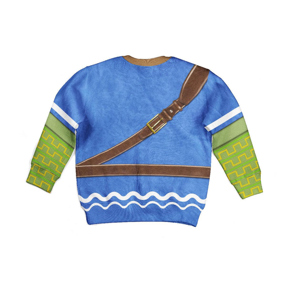 Hero's Clothes - Wind Waker Costume Kid Tops Hoodie Sweatshirt T-Shirt - Gearhomie.com