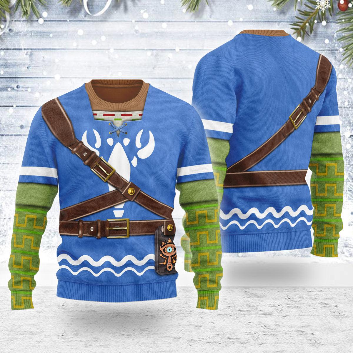 Heros Clothes Wind Waker Themed Costume Unisex Christmas Wool Sweater - Gearhomie.com