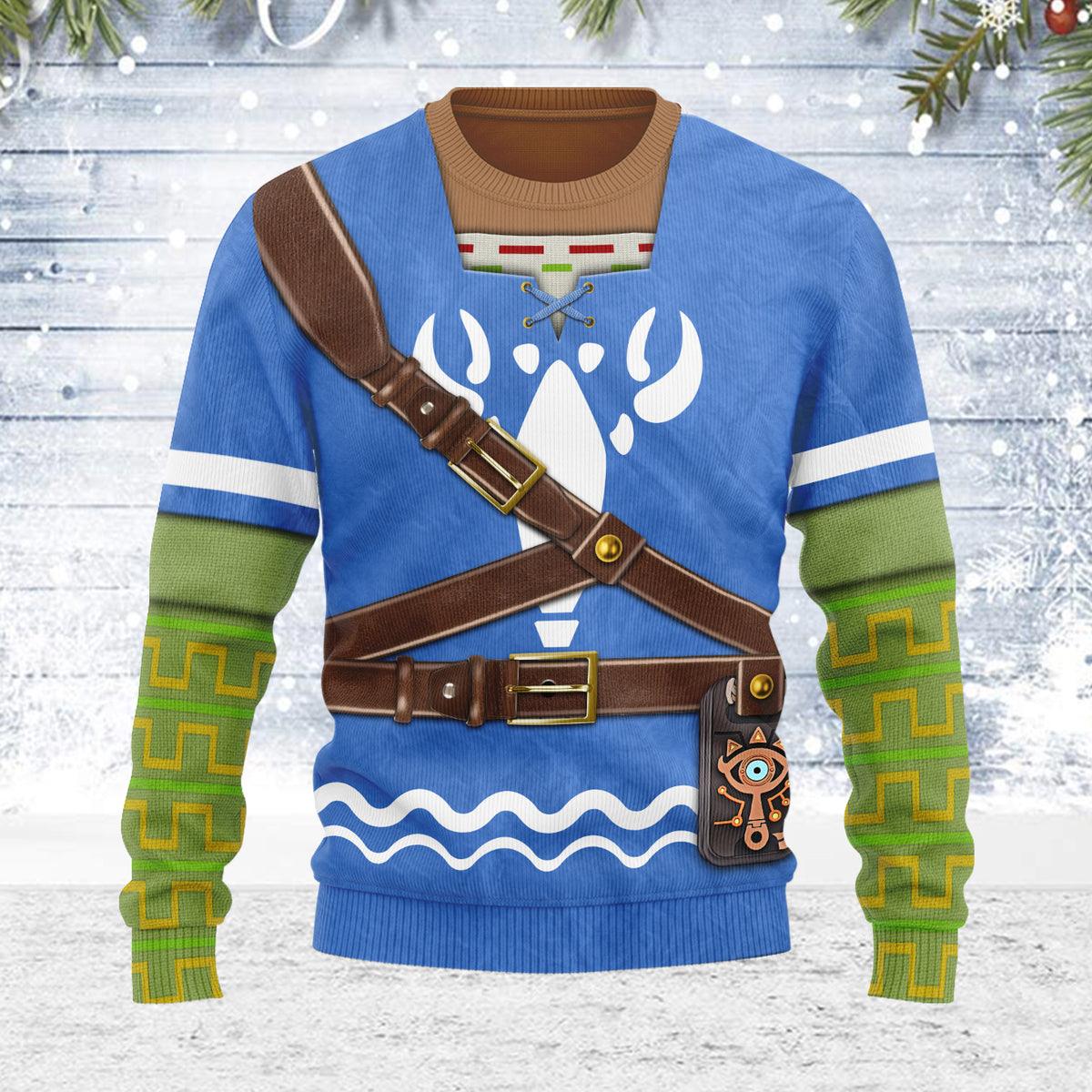 Heros Clothes Wind Waker Themed Costume Unisex Christmas Wool Sweater - Gearhomie.com