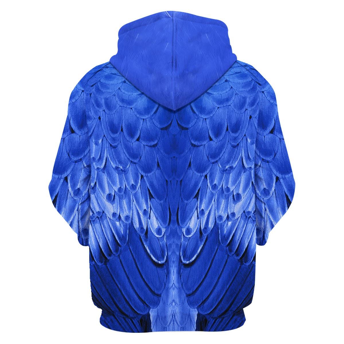 Hyacinth Macaw Animal Cosplay T-shirt Hoodie Sweatpants Apparel - DucG