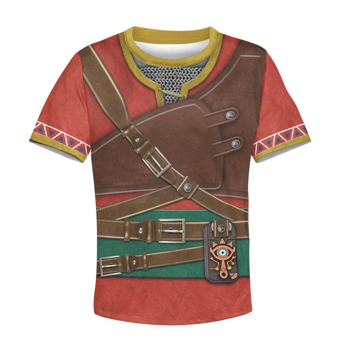 Hylian Armor Kid Tops Hoodie Sweatshirt T-Shirt - Gearhomie.com