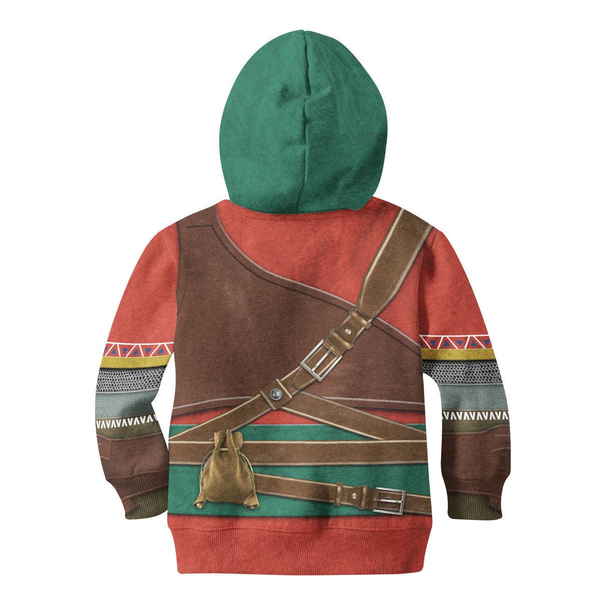 Hylian Armor Kid Tops Hoodie Sweatshirt T-Shirt - Gearhomie.com