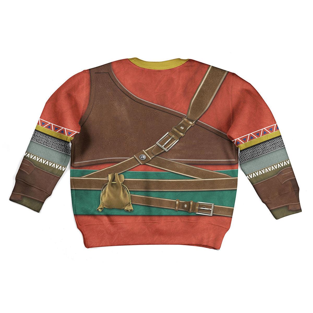 Hylian Armor Kid Tops Hoodie Sweatshirt T-Shirt - Gearhomie.com