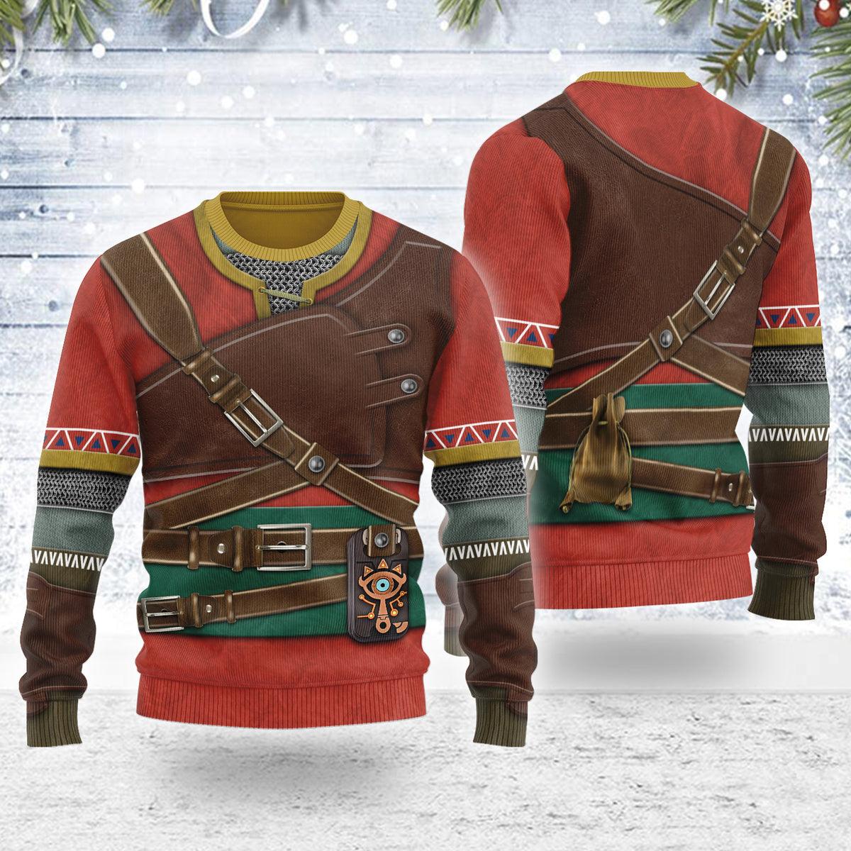 Hylian Armor Themed Costume Unisex Christmas Wool Sweater - Gearhomie.com