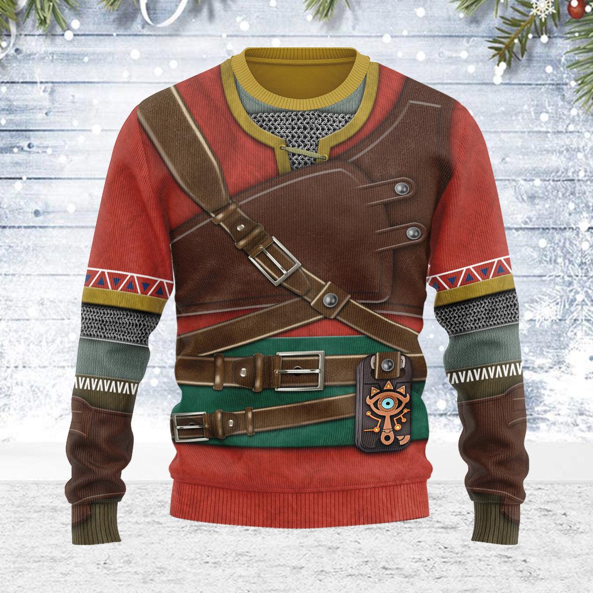 Hylian Armor Themed Costume Unisex Christmas Wool Sweater - Gearhomie.com