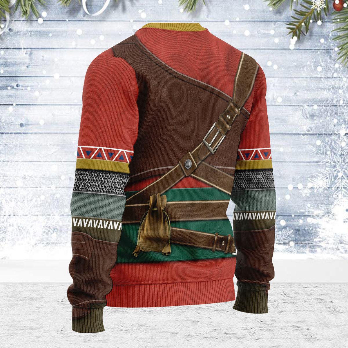 Hylian Armor Themed Costume Unisex Christmas Wool Sweater - Gearhomie.com