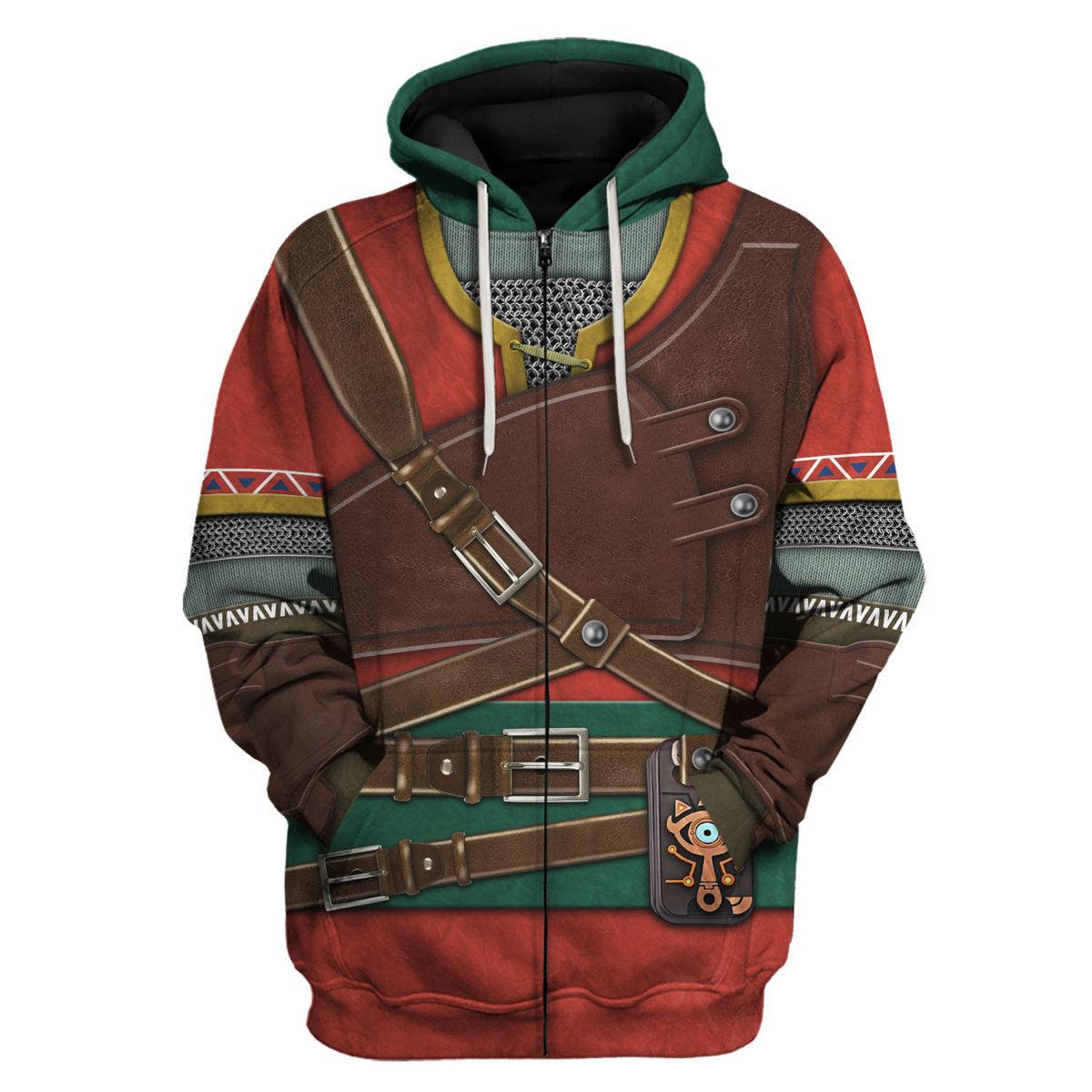 Hylian Armor Unisex Hoodie Sweatshirt T-shirt Sweatpants Cosplay - DucG