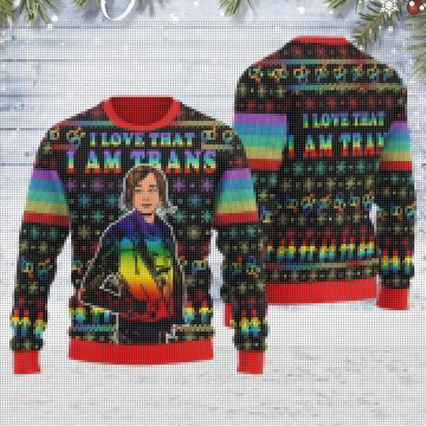 I Love That I Am Trans Ugly Christmas Sweater - CustomsPig