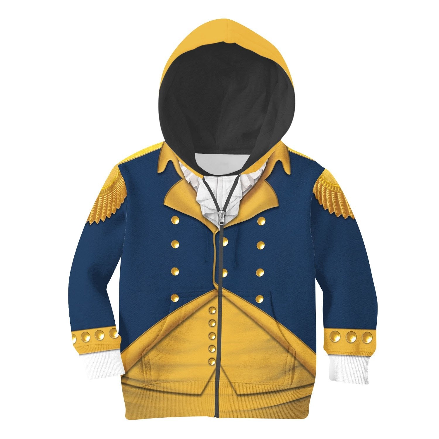 Kid Geogre Washington Kid Zip Hoodie