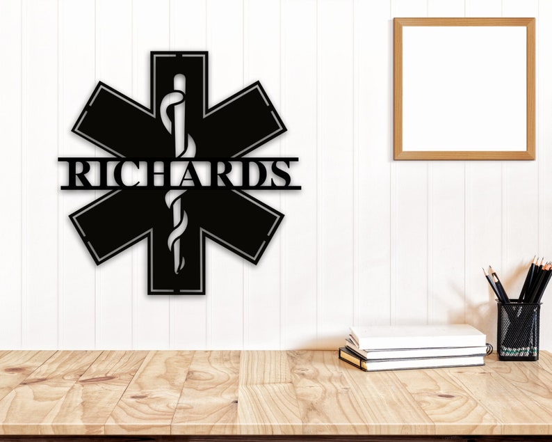 YMskins Customized Paramedic Gift Wall Art