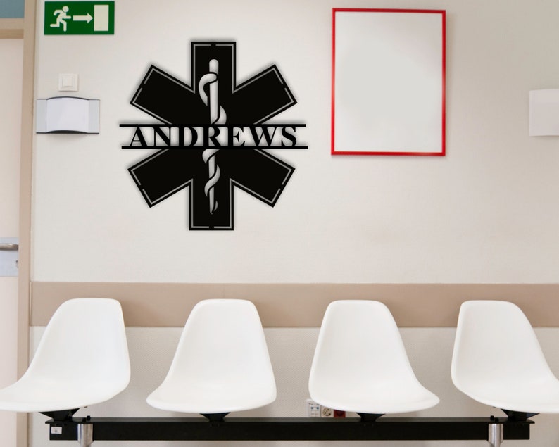 YMskins Customized Paramedic Gift Wall Art