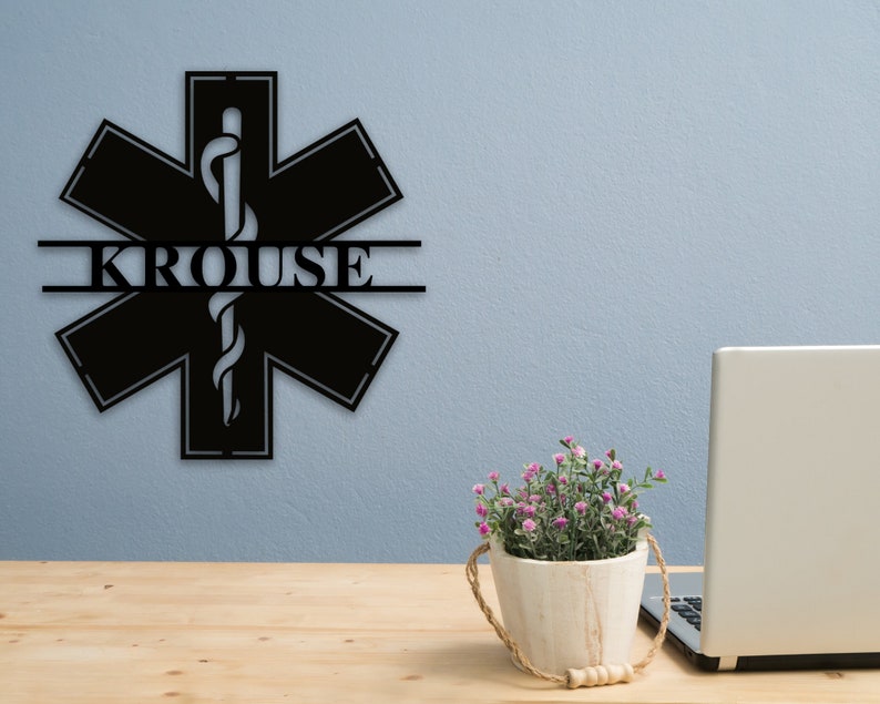 YMskins Customized Paramedic Gift Wall Art
