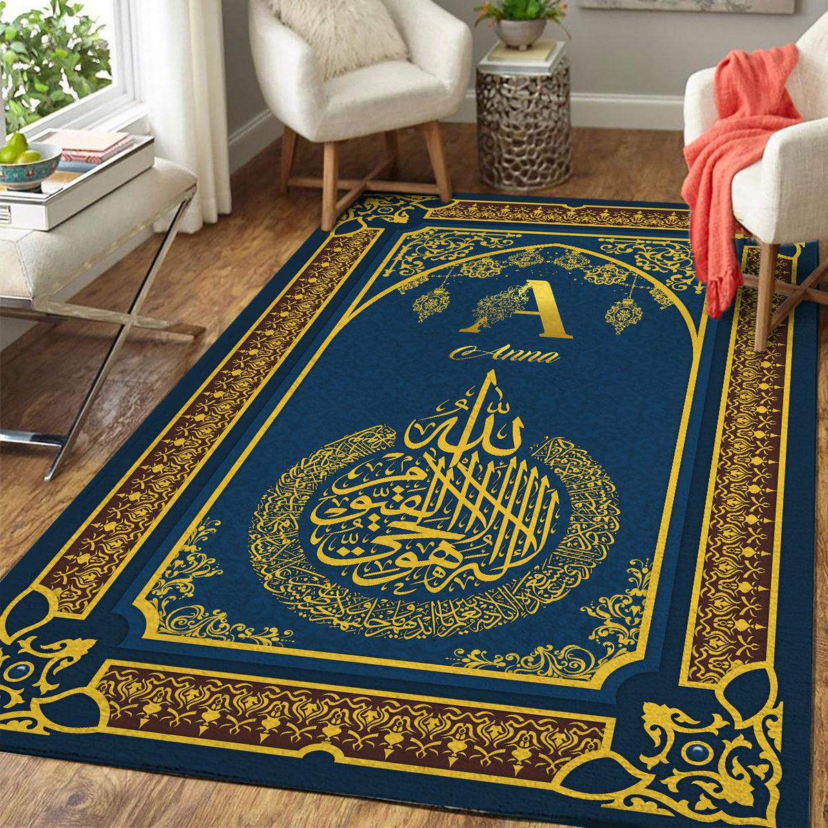 Islam Custom Name Prayer Rug - OodieGang