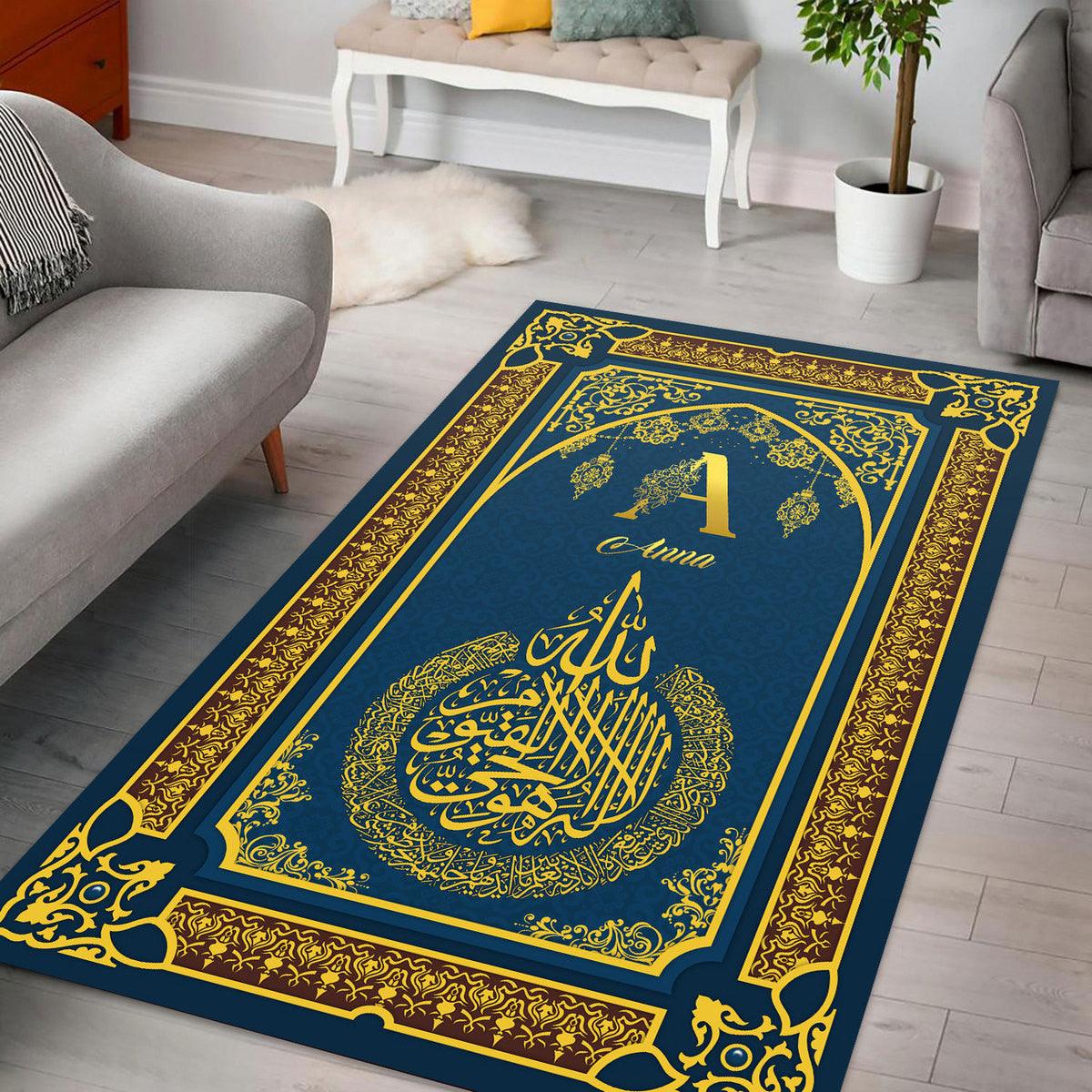 Islam Custom Name Prayer Rug - OodieGang