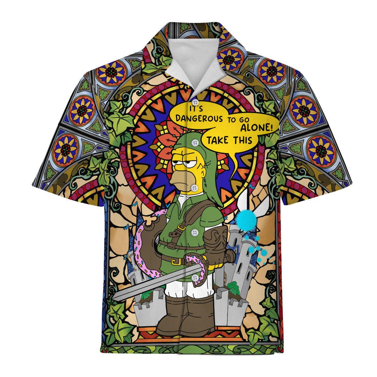 It's dangerous to go alone! Take this Hawaiian Shirt - Gearhomie.com