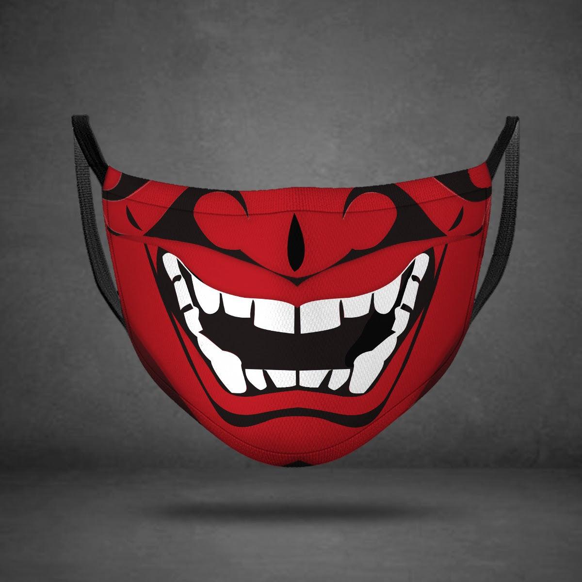 Japanese Noh Mask Hannya Kabuki Face Mask - DucG
