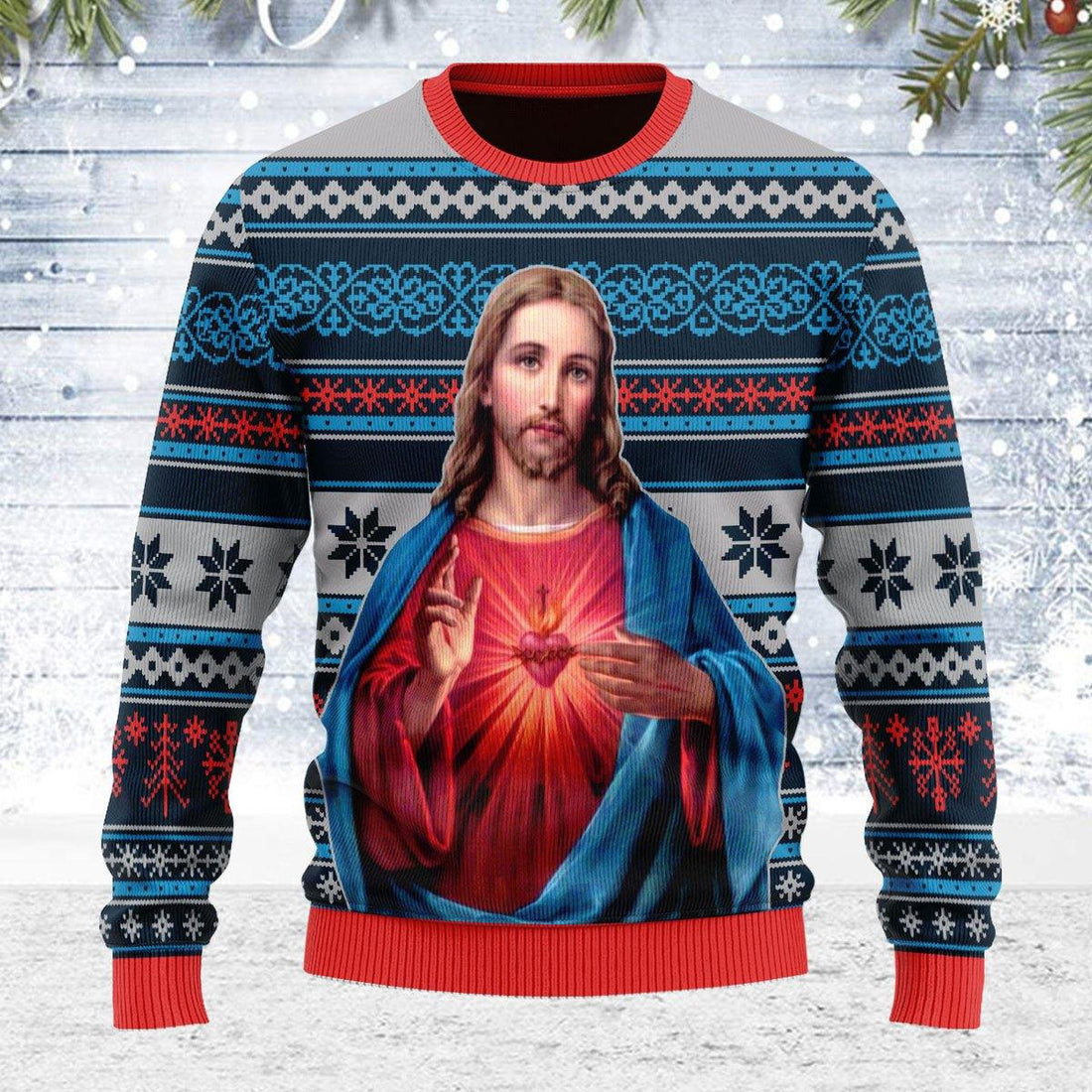 Jesus Christ Ugly Christmas Sweater - OodieGang