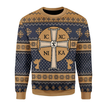 Jesus IC XC Christmas Sweater - DucG