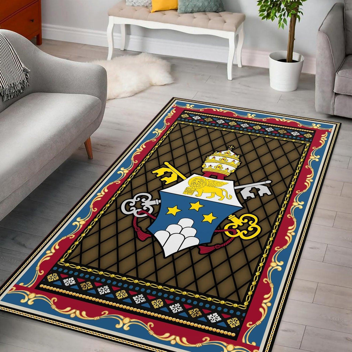 John Paul I Coat Of Arms Rug - DucG