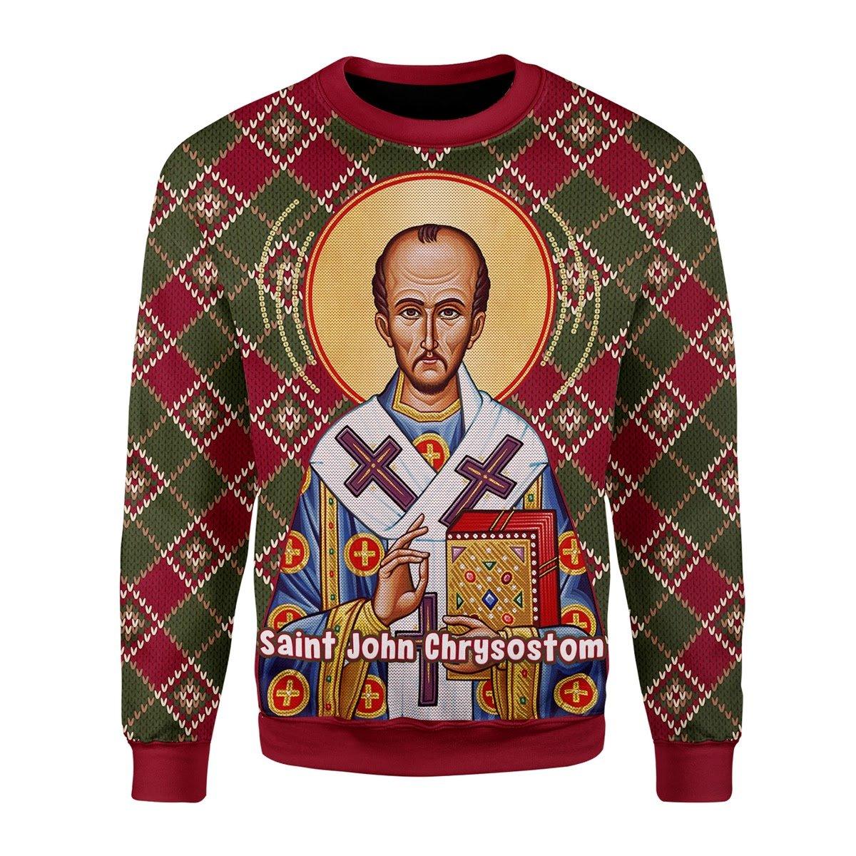 John the Apostle Christmas Sweater - DucG