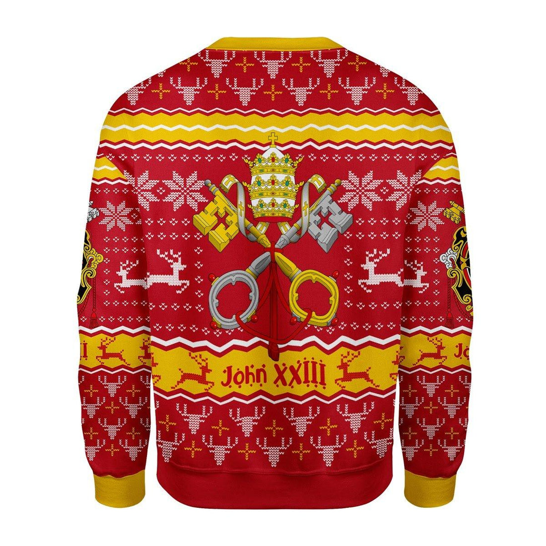 John XXIII Coat Of Arms Christmas Sweater - DucG
