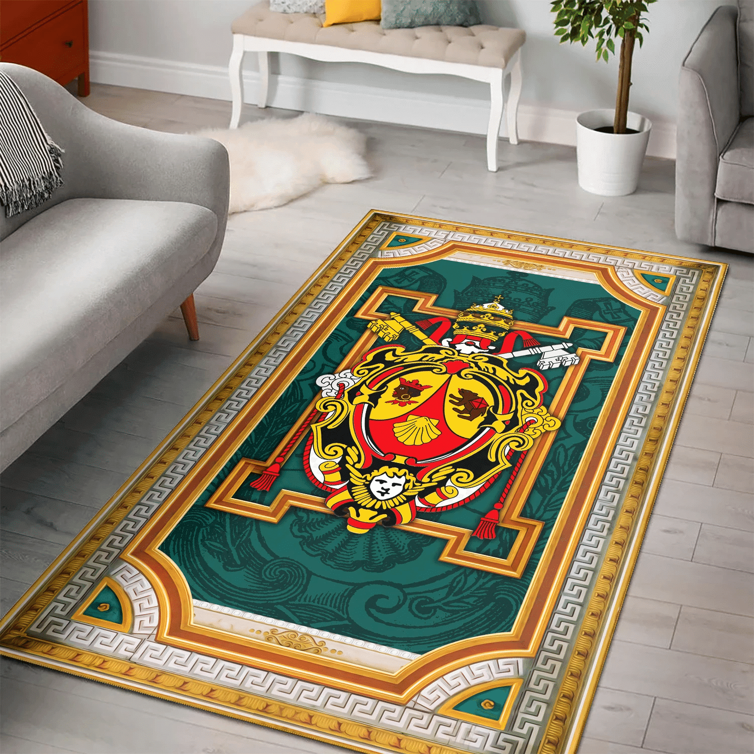 Key Of Pope Benedict XVI Rug - DucG