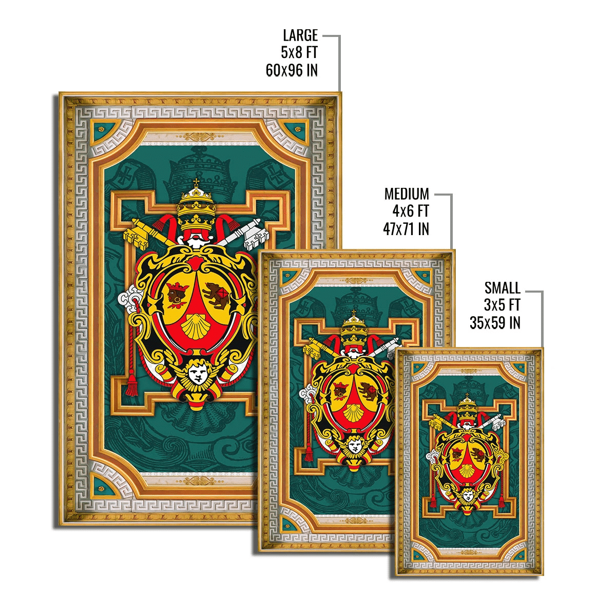 Key Of Pope Benedict XVI Rug - DucG