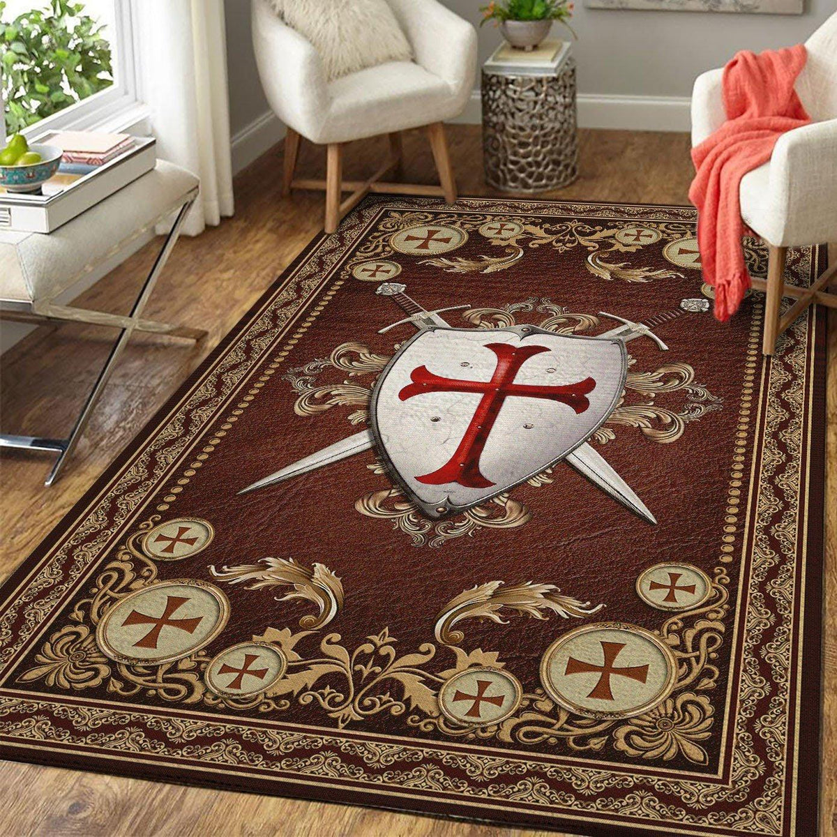 Knight Templar Rug - DucG