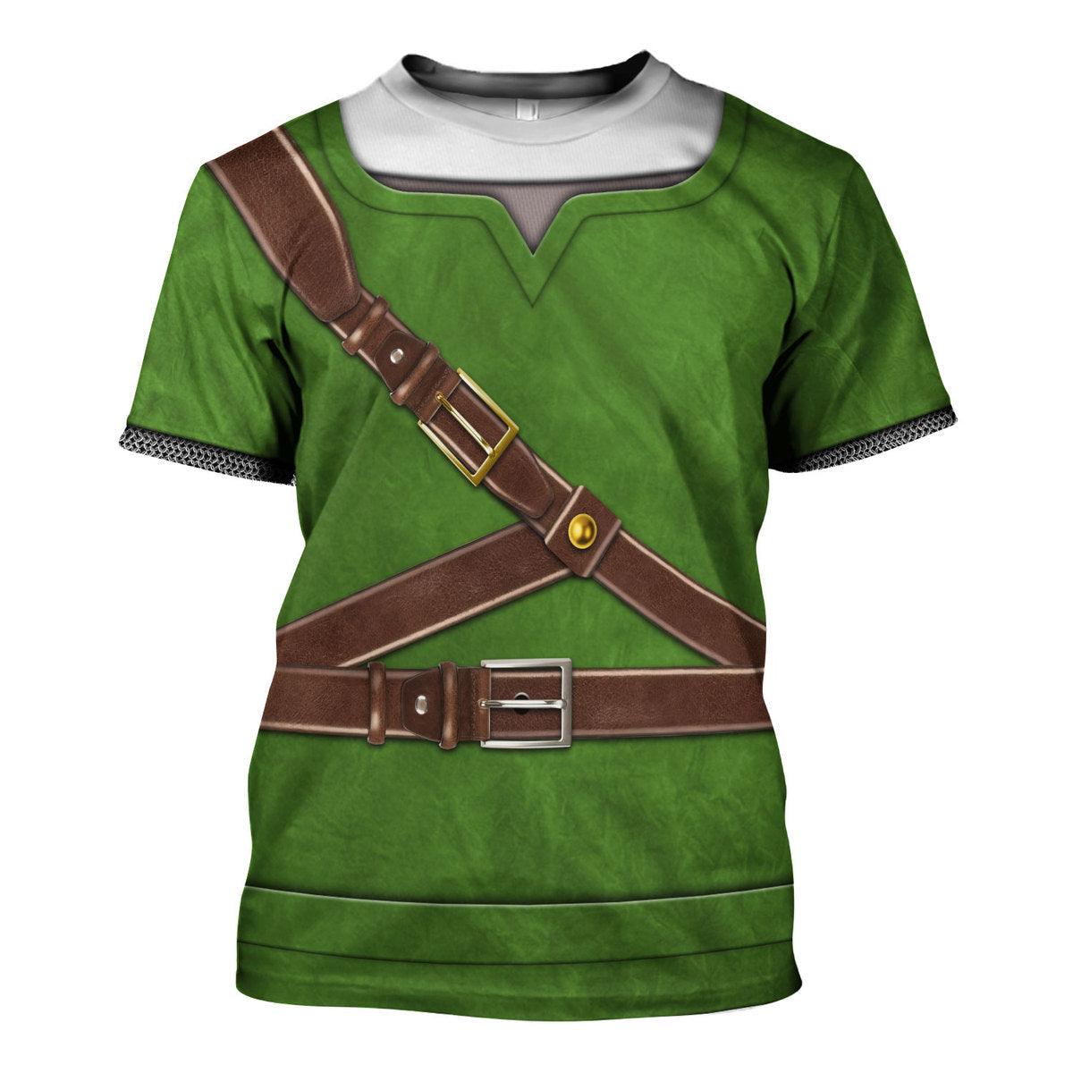 Knights of Skyloft Green Shield Unisex Hoodie Sweatshirt T-shirt Sweatpants Cosplay - Gearhomie.com