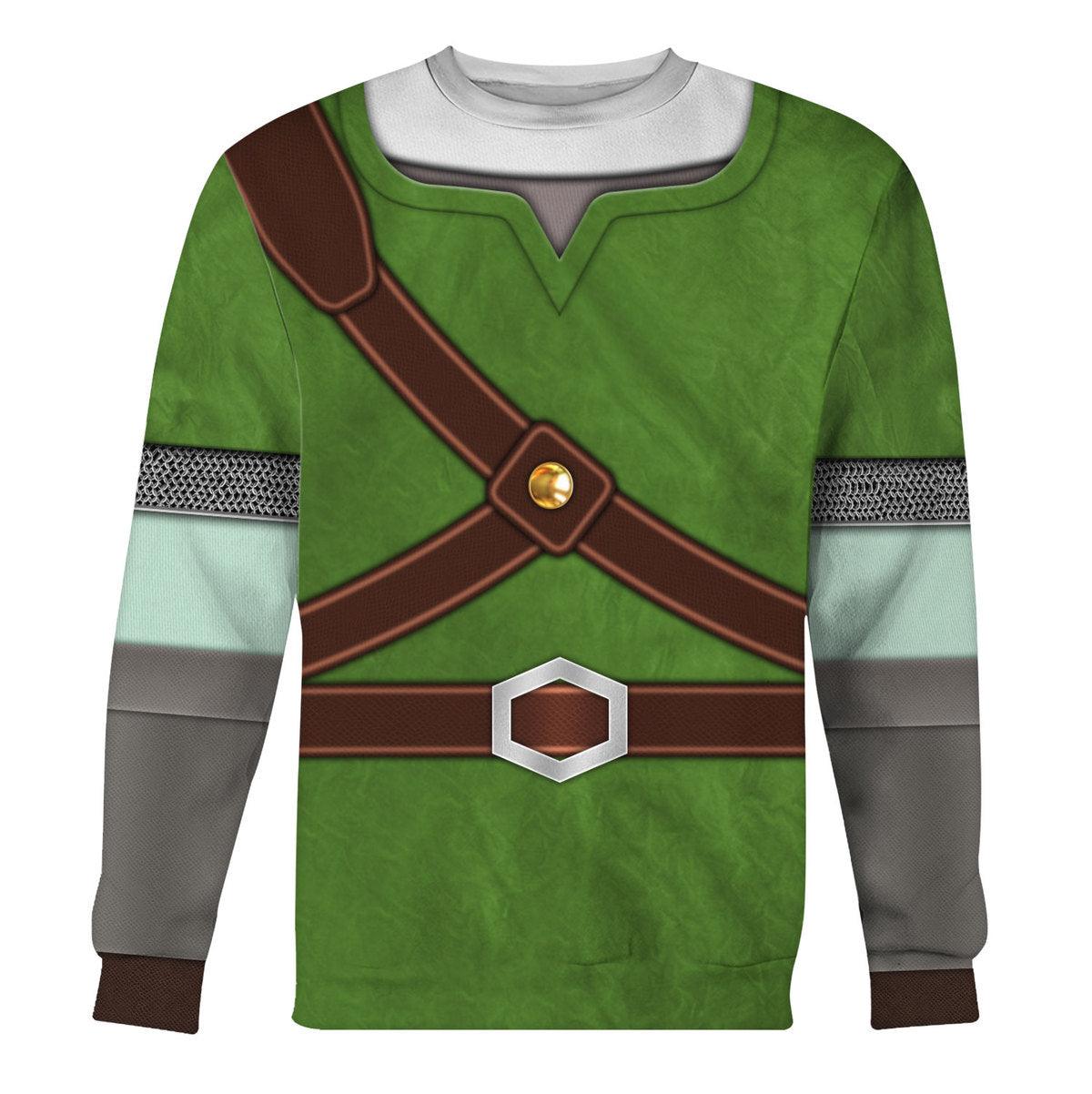 Knights of Skyloft Green Unisex Hoodie Sweatshirt T-shirt Sweatpants Cosplay - Gearhomie.com