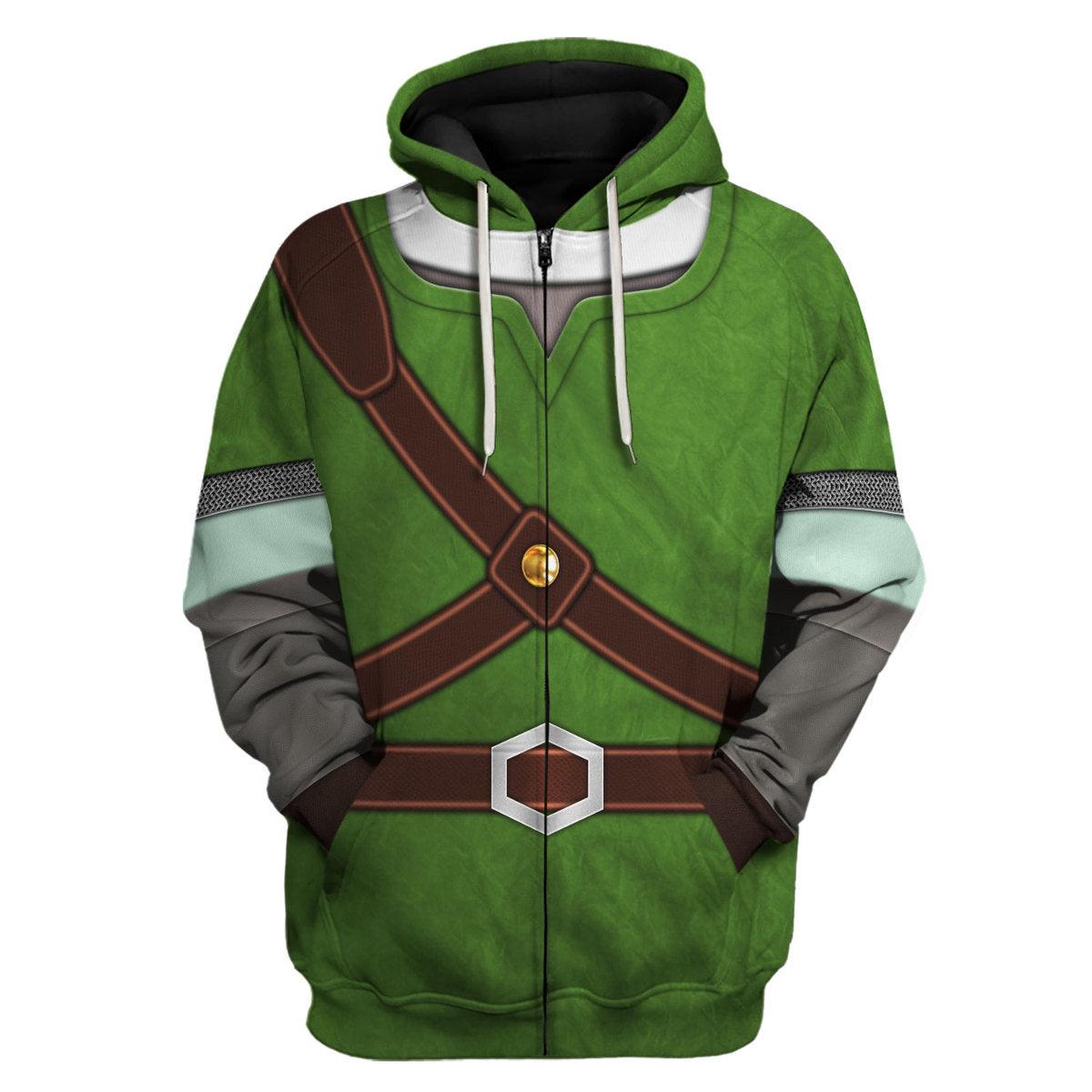 Knights of Skyloft Green Unisex Hoodie Sweatshirt T-shirt Sweatpants Cosplay - Gearhomie.com