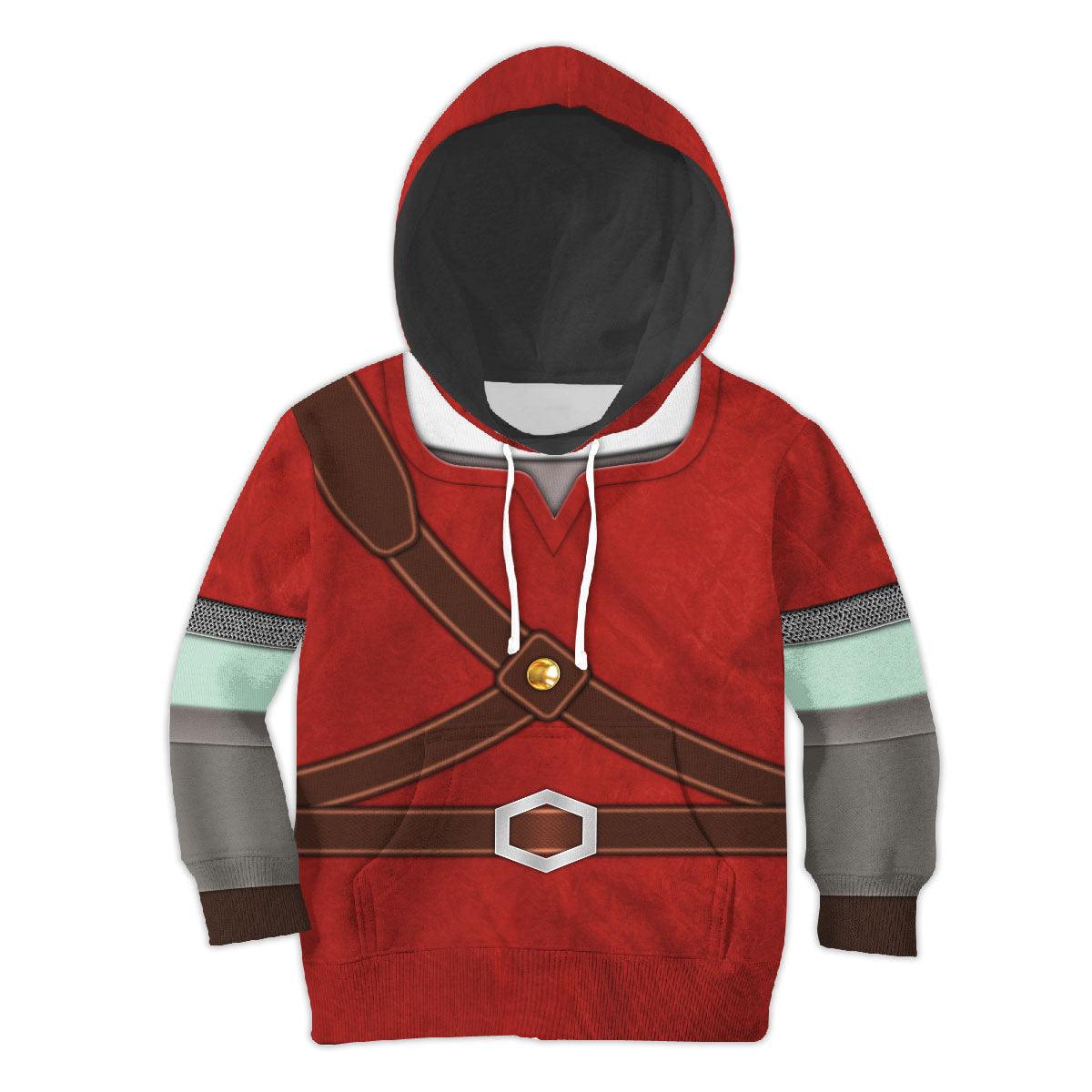 Knights of Skyloft Red Costume Kid Tops Hoodie Sweatshirt T-Shirt - Gearhomie.com