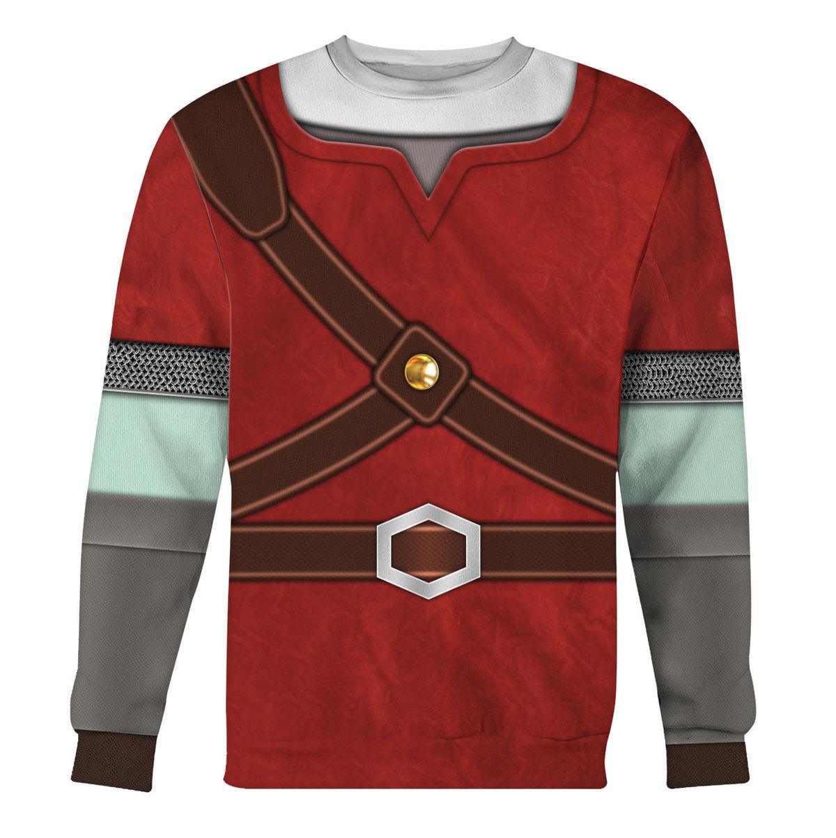 Knights of Skyloft Red Unisex Hoodie Sweatshirt T-shirt Sweatpants Cosplay - Gearhomie.com