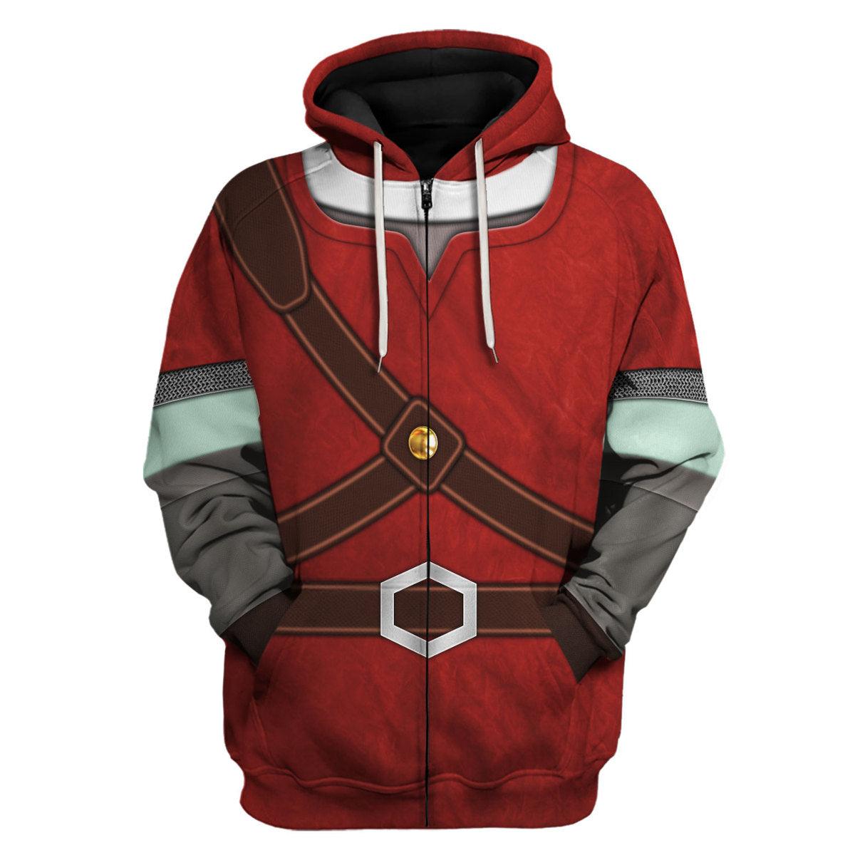 Knights of Skyloft Red Unisex Hoodie Sweatshirt T-shirt Sweatpants Cosplay - Gearhomie.com