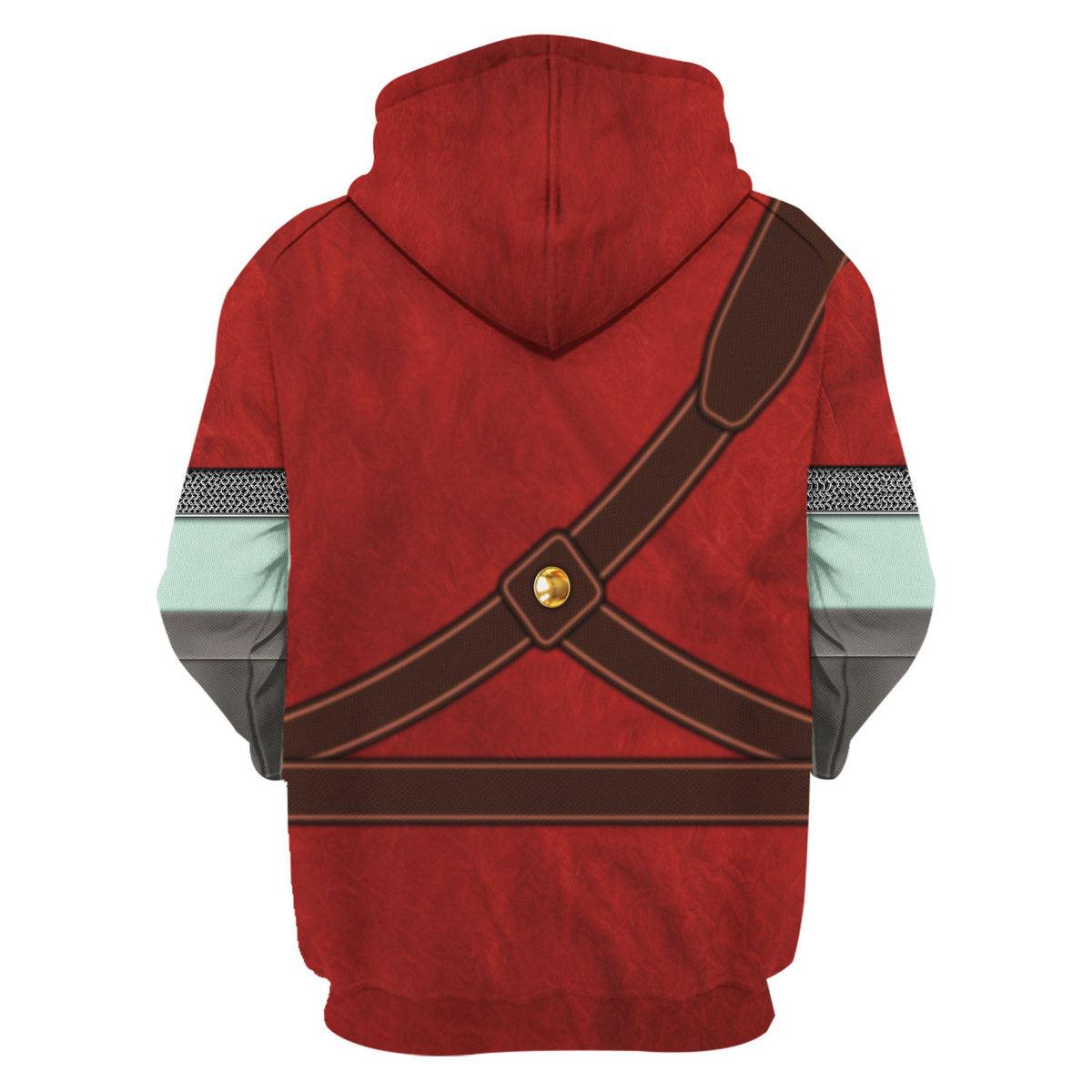 Knights of Skyloft Red Unisex Hoodie Sweatshirt T-shirt Sweatpants Cosplay - Gearhomie.com