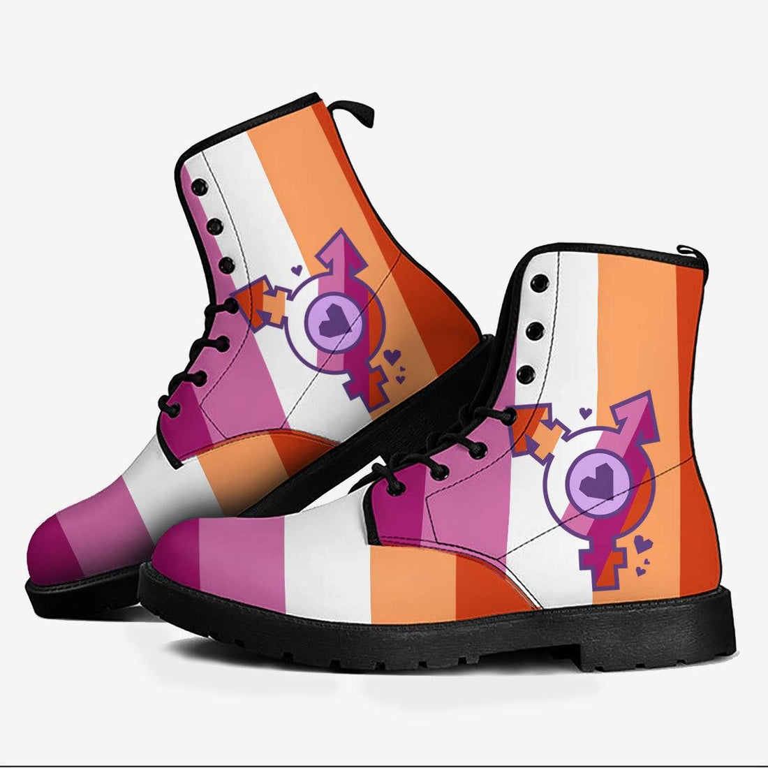 Lesbian Pride Boots - DucG