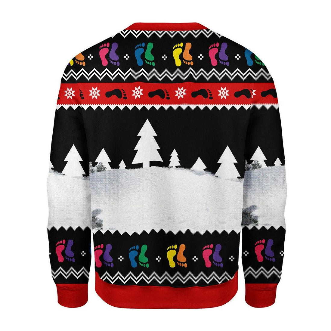 LGBT Bigfoot Christmas Sweater - DucG