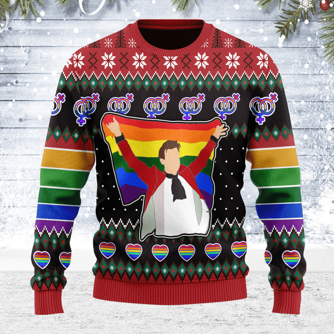 LGBT Harry Styles Ugly Christmas Sweater - OodieGang