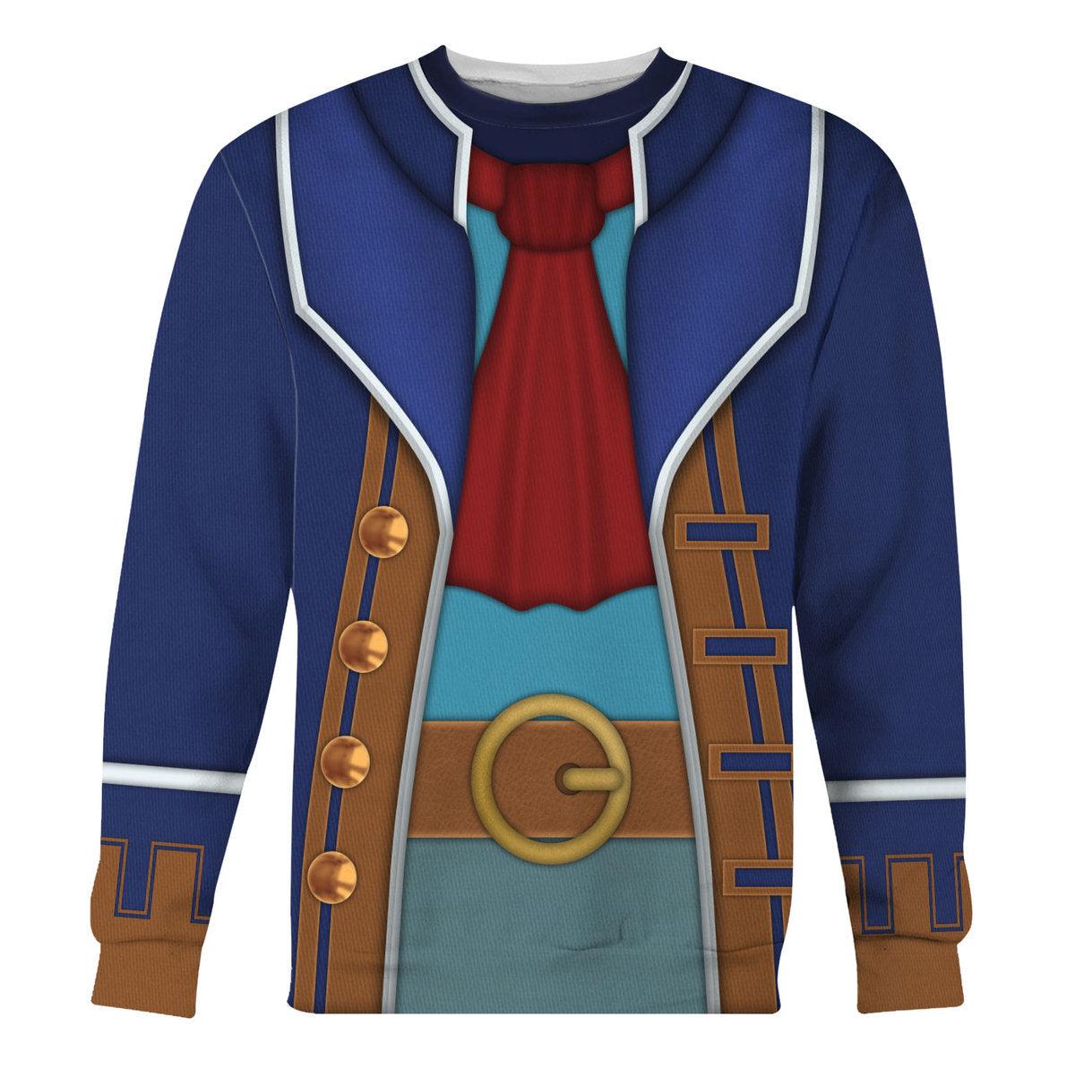 Linebeck Costume Unisex Hoodie Sweatshirt T-shirt Sweatpants Cosplay - Gearhomie.com