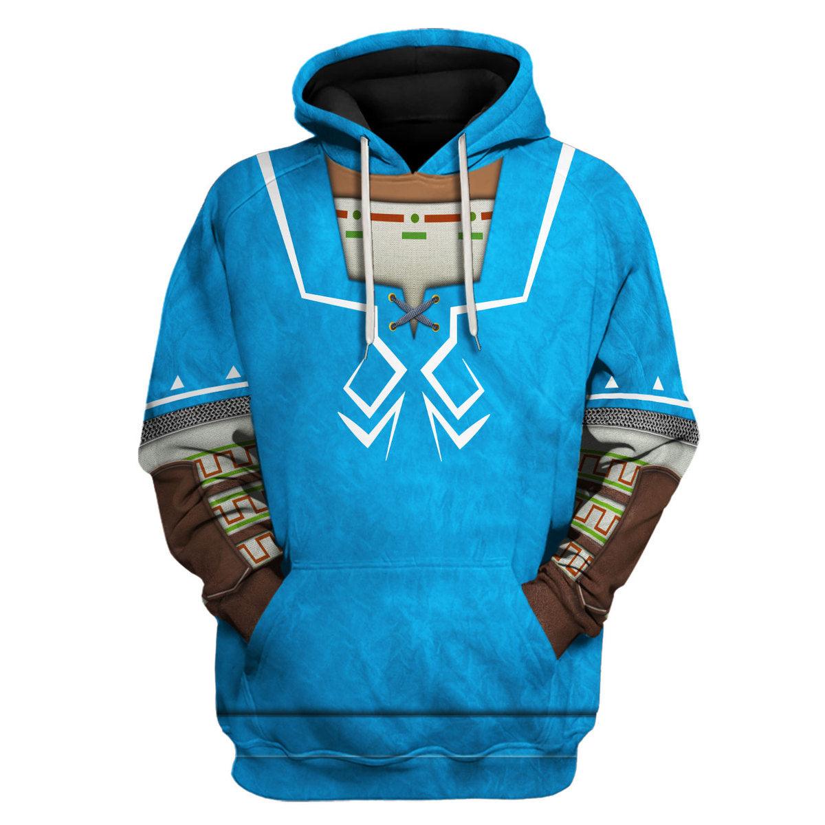 Link Attire Champion's Tunic New Unisex Hoodie Sweatshirt T-shirt Sweatpants Cosplay - Gearhomie.com