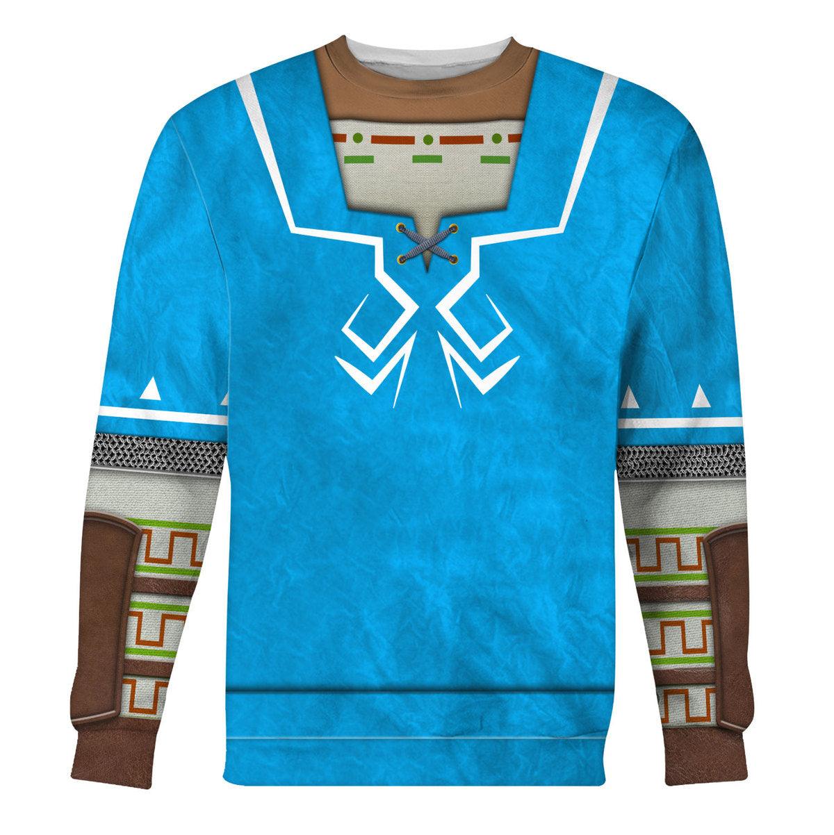 Link Attire Champion's Tunic New Unisex Hoodie Sweatshirt T-shirt Sweatpants Cosplay - Gearhomie.com
