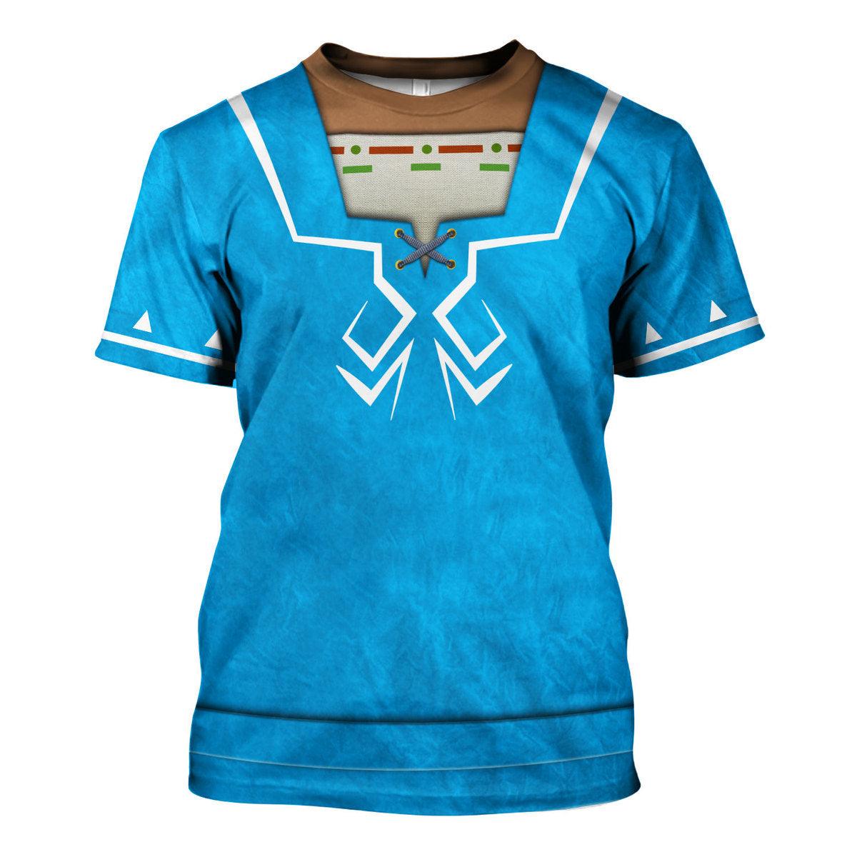 Link Attire Champion's Tunic New Unisex Hoodie Sweatshirt T-shirt Sweatpants Cosplay - Gearhomie.com
