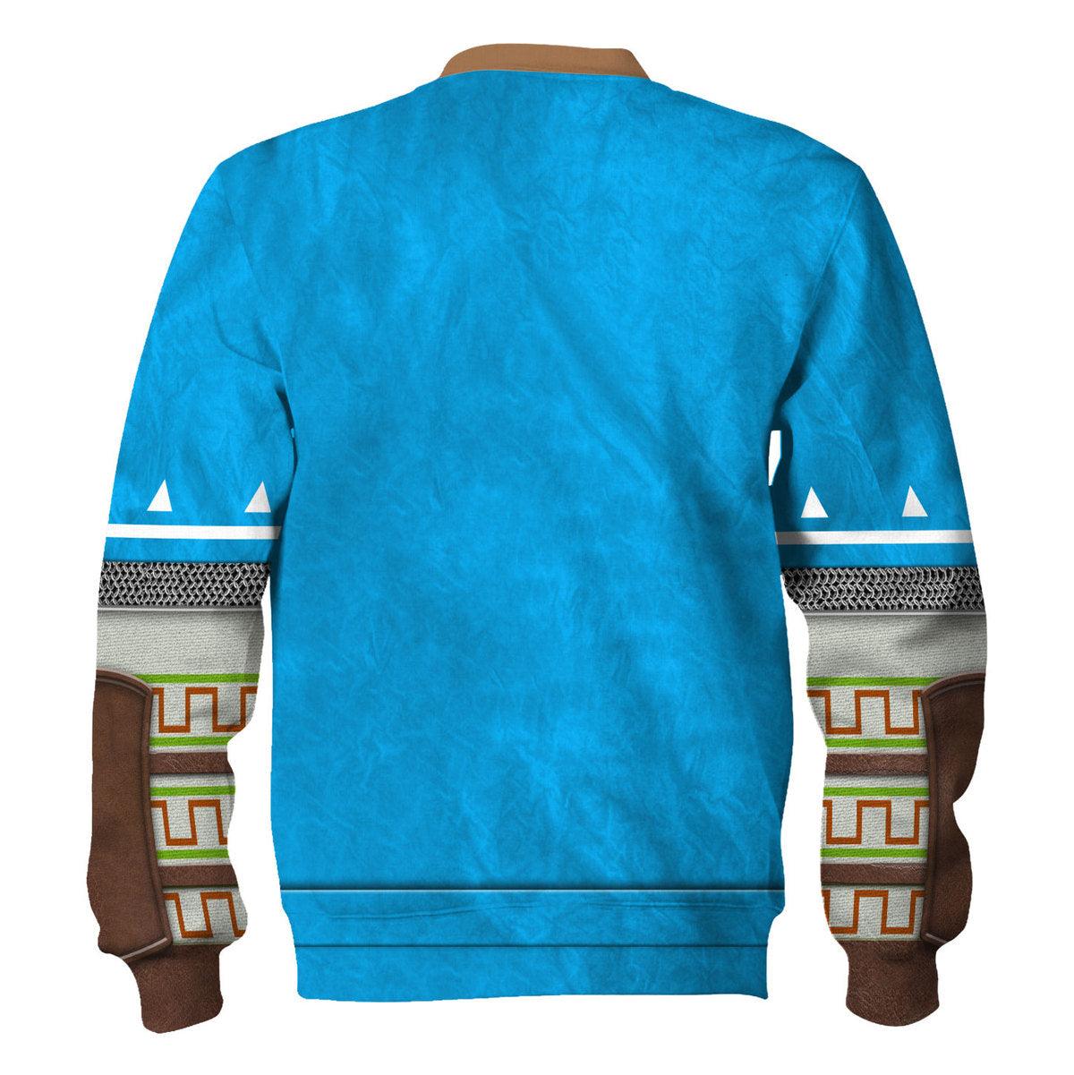 Link Attire Champion's Tunic New Unisex Hoodie Sweatshirt T-shirt Sweatpants Cosplay - Gearhomie.com