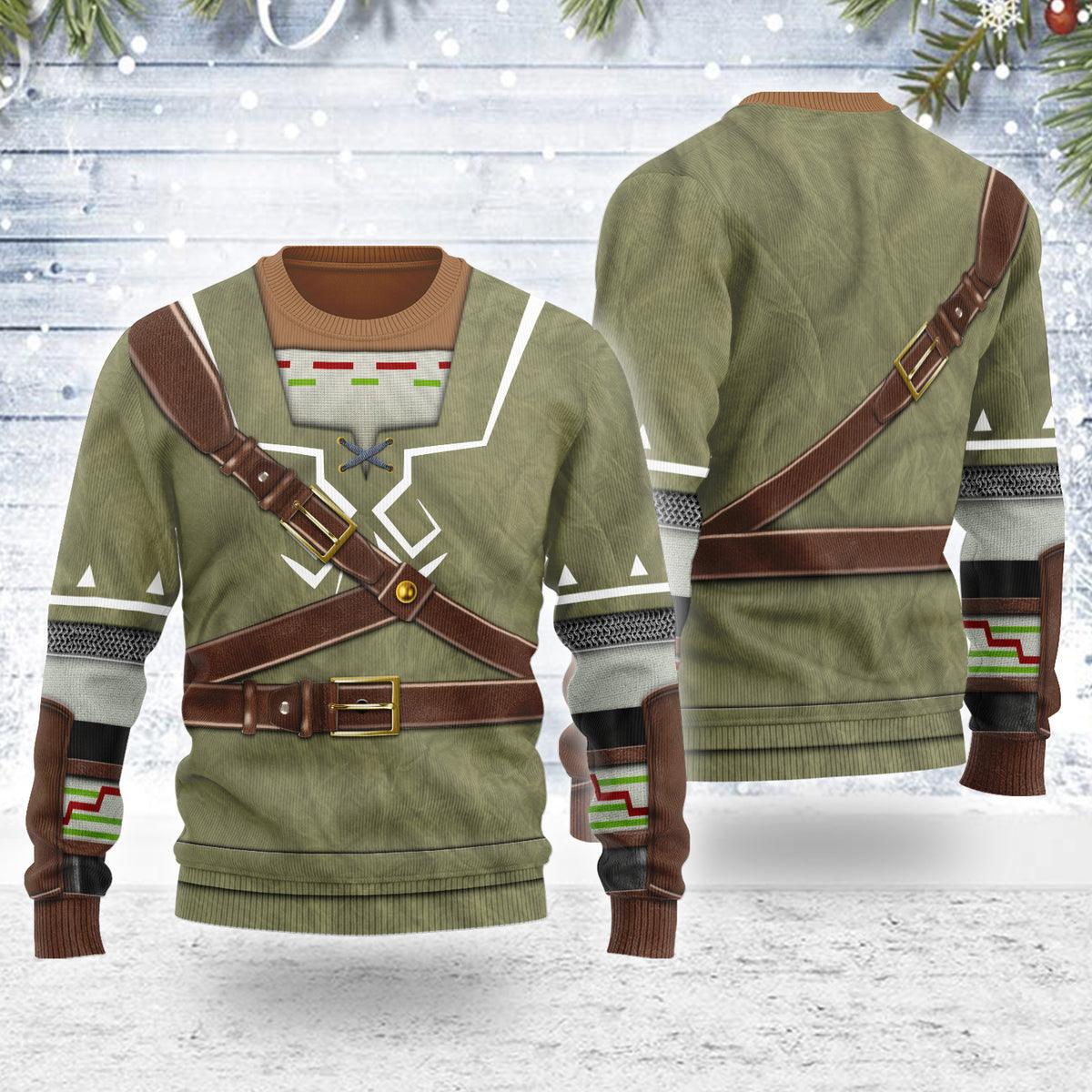 Link Attire Themed Costume Unisex Christmas Wool Sweater - Gearhomie.com
