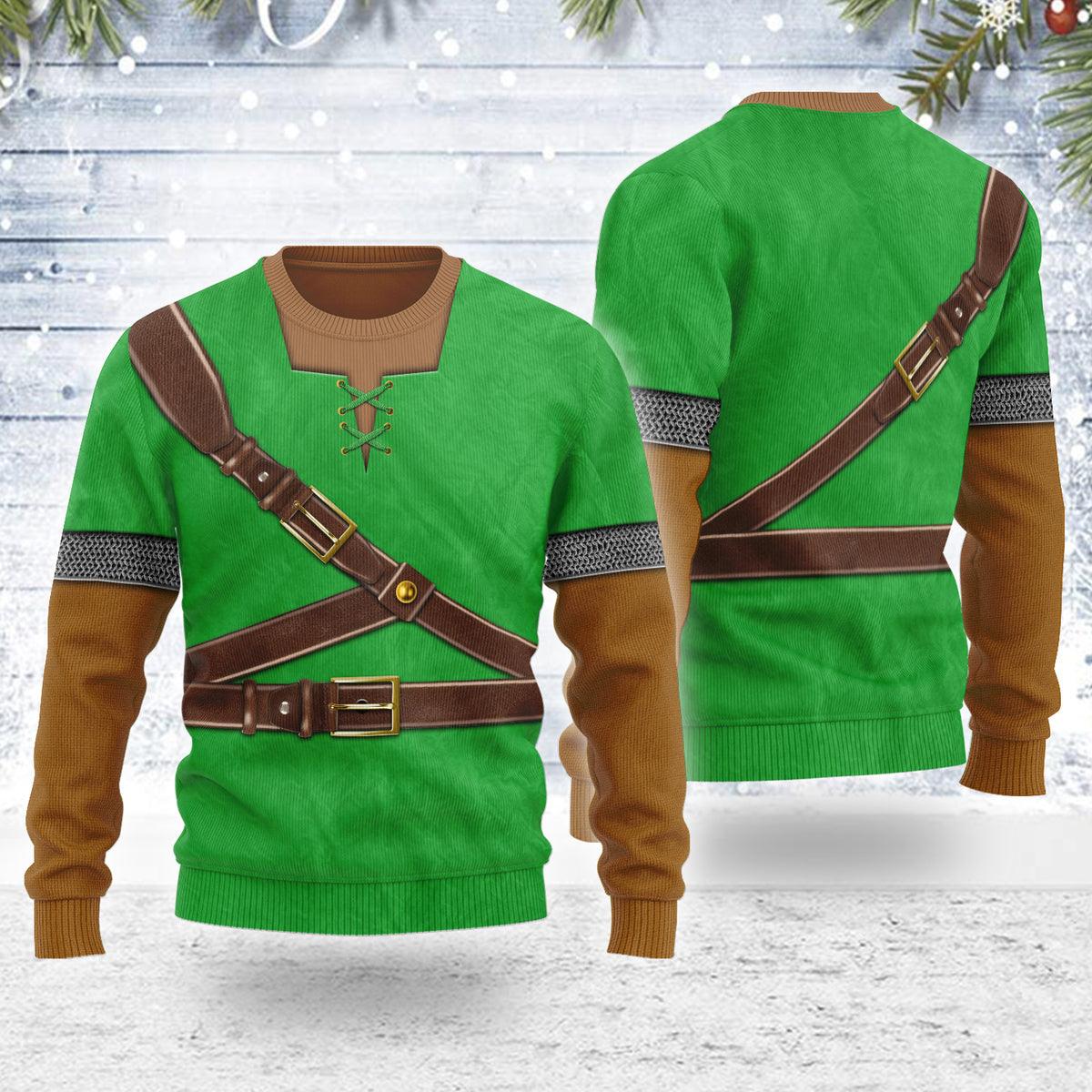 Link Iconic Attire Themed Costume Unisex Christmas Wool Sweater - Gearhomie.com