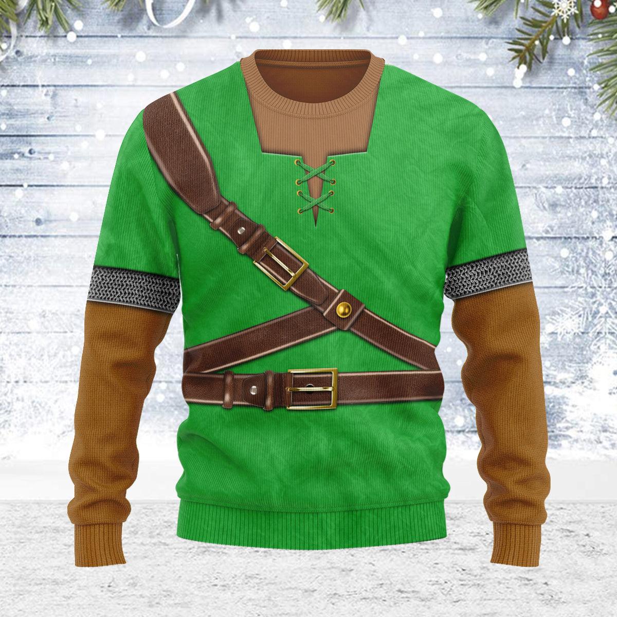Link Iconic Attire Themed Costume Unisex Christmas Wool Sweater - Gearhomie.com