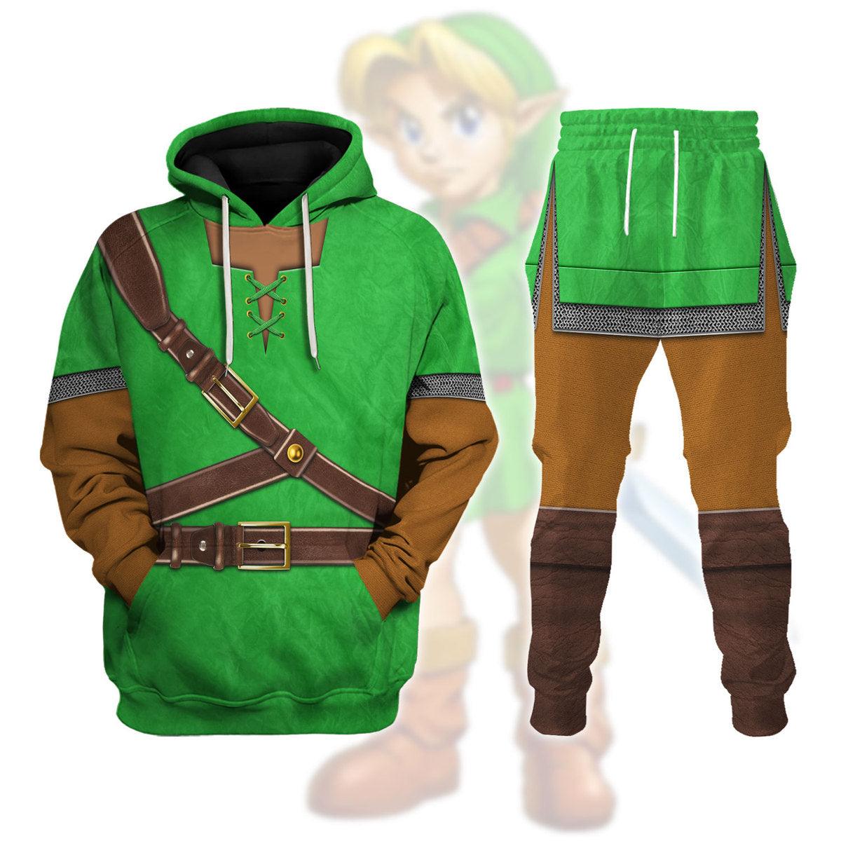 Link Iconic Costume Unisex Hoodie Sweatshirt T-shirt Sweatpants Cosplay - Gearhomie.com