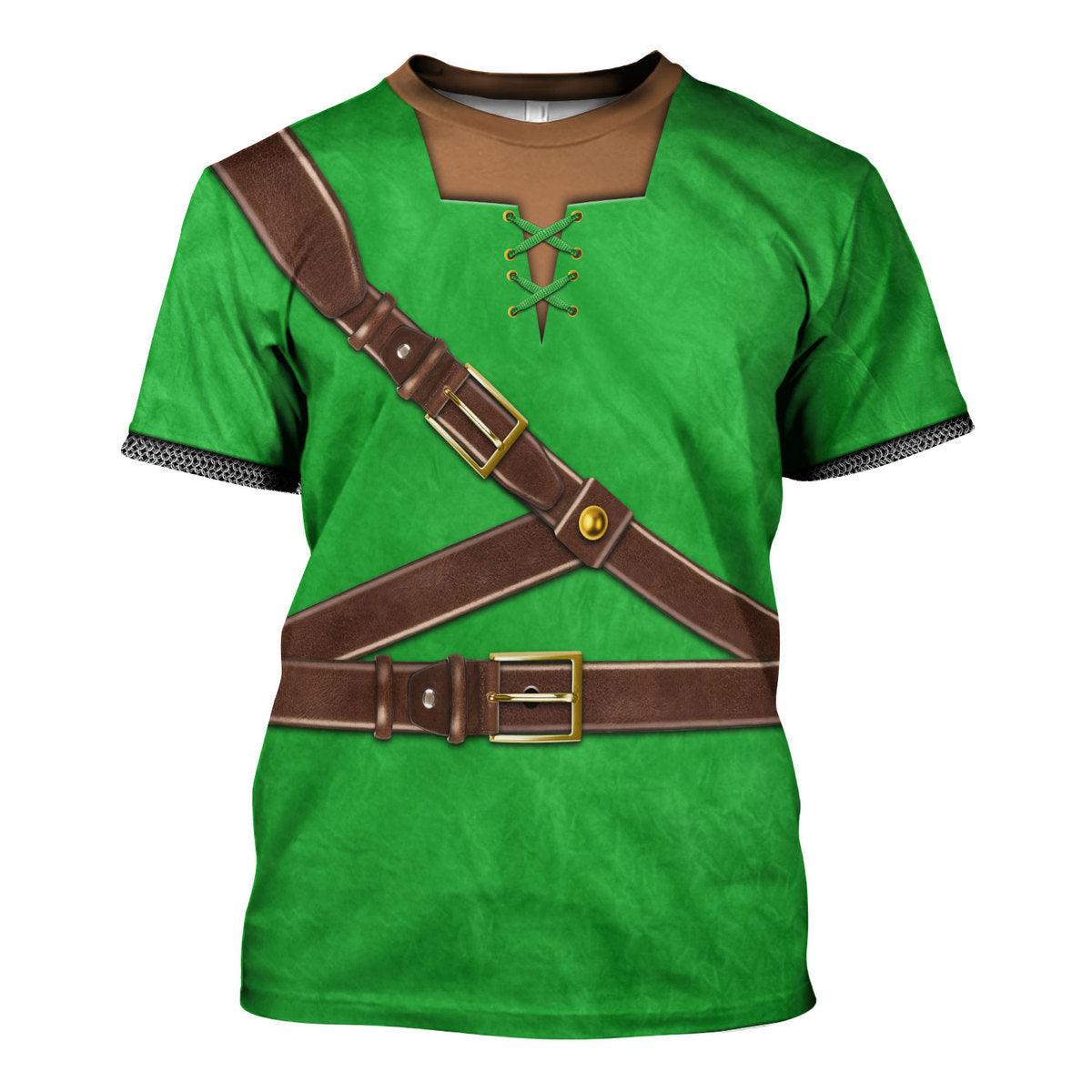 Link Iconic Costume Unisex Hoodie Sweatshirt T-shirt Sweatpants Cosplay - Gearhomie.com